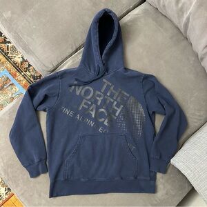 The North Face Fine Alpine Equipment Hoodie Men Size L Outdoor Navy Pockets